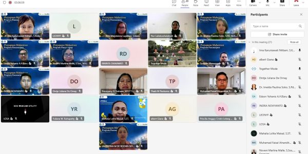 Perkuat Kemandirian Akademik, UT Kupang Sapa Mahasiswa Pascasarjana secara Daring