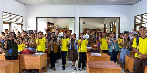 Universitas Terbuka (UT) Kupang Menggelar Sosialisasi Promosi di SMA Negeri 1 Nekamese